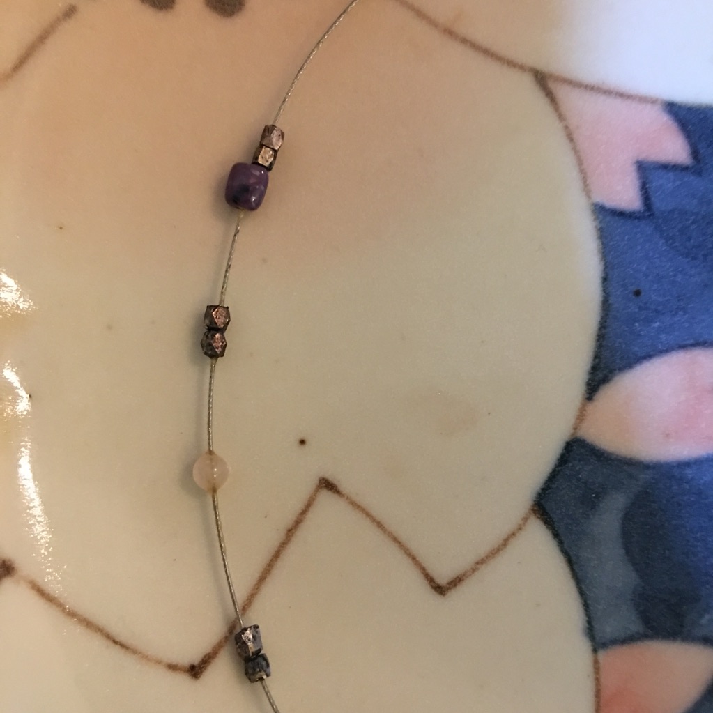 Nine West Delicate Beaded Choker Necklace